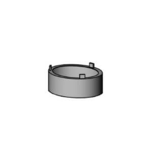 Accessoires cheminée Morsoe - Module bas sans dessus en fonte pour la série 6100