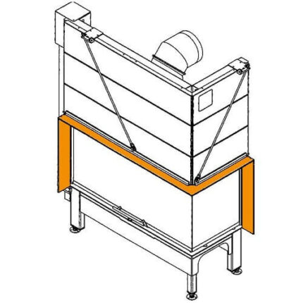 Accessoires cheminée Spartherm - Cadre pour Varia AS-2Rh