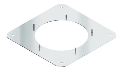 Plaque de support à vis carrée pour extracteur de fumée Diajekt (S) - Kutzner & Weber