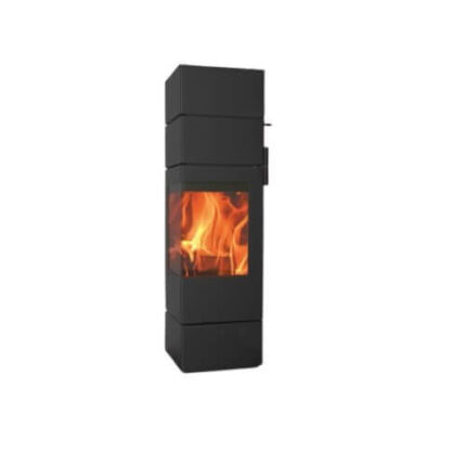 Poêle à bois Cera Design Santos Eck Plus 5 kW indépendant de l’air ambiant